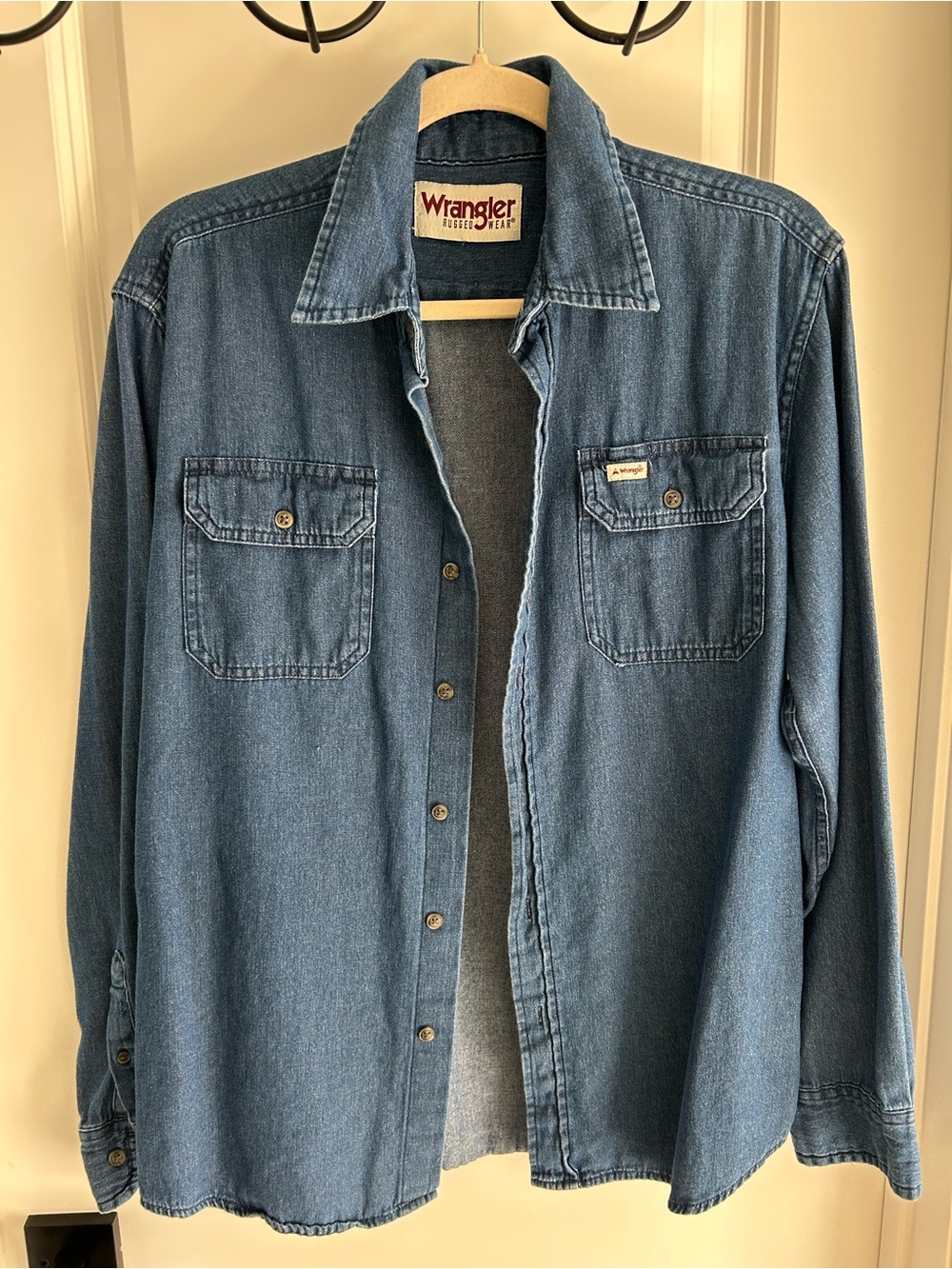 Wrangler Blue Denim Shirt Jacket